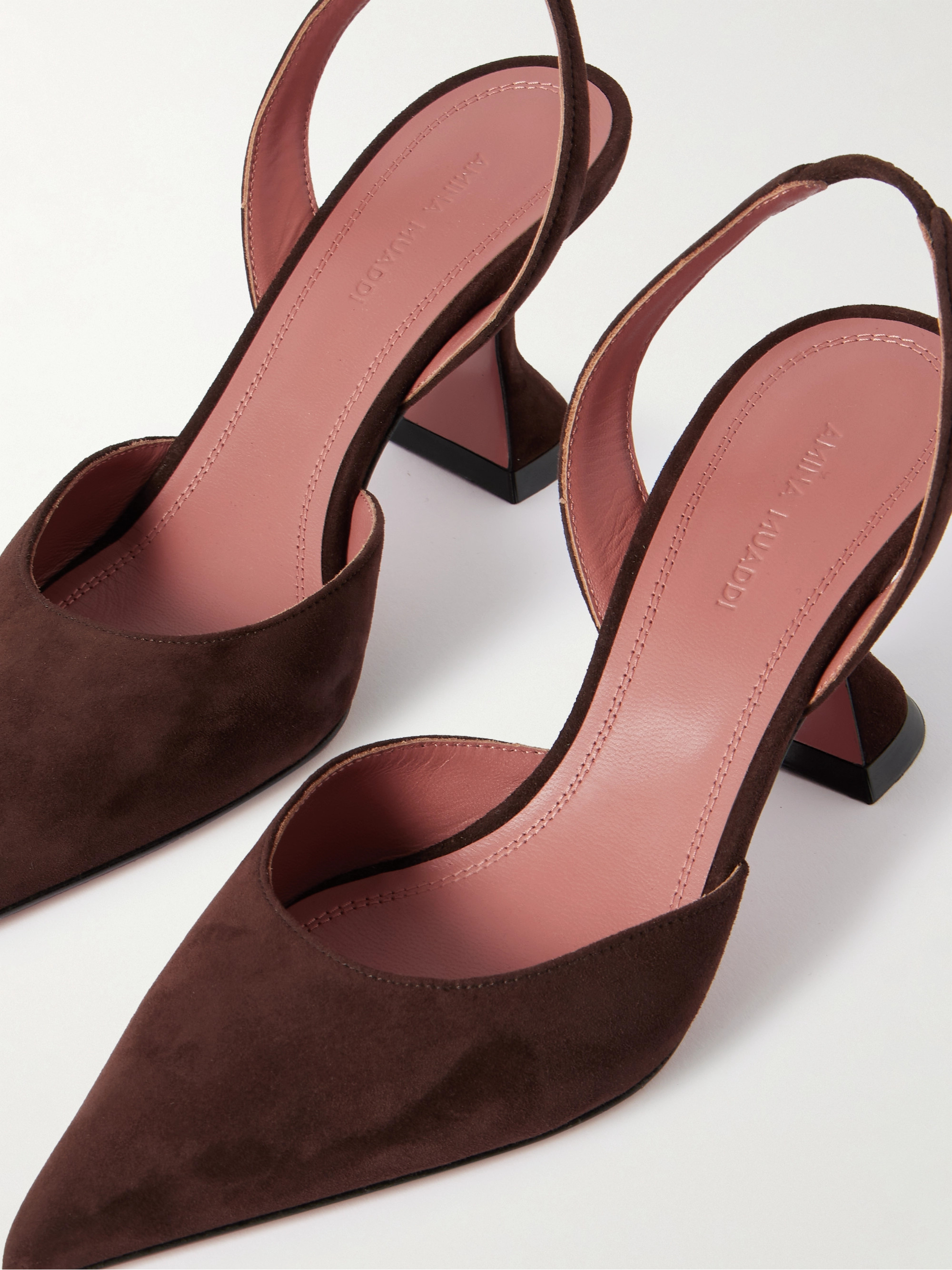 Holli suede slingback pumps — Image 4