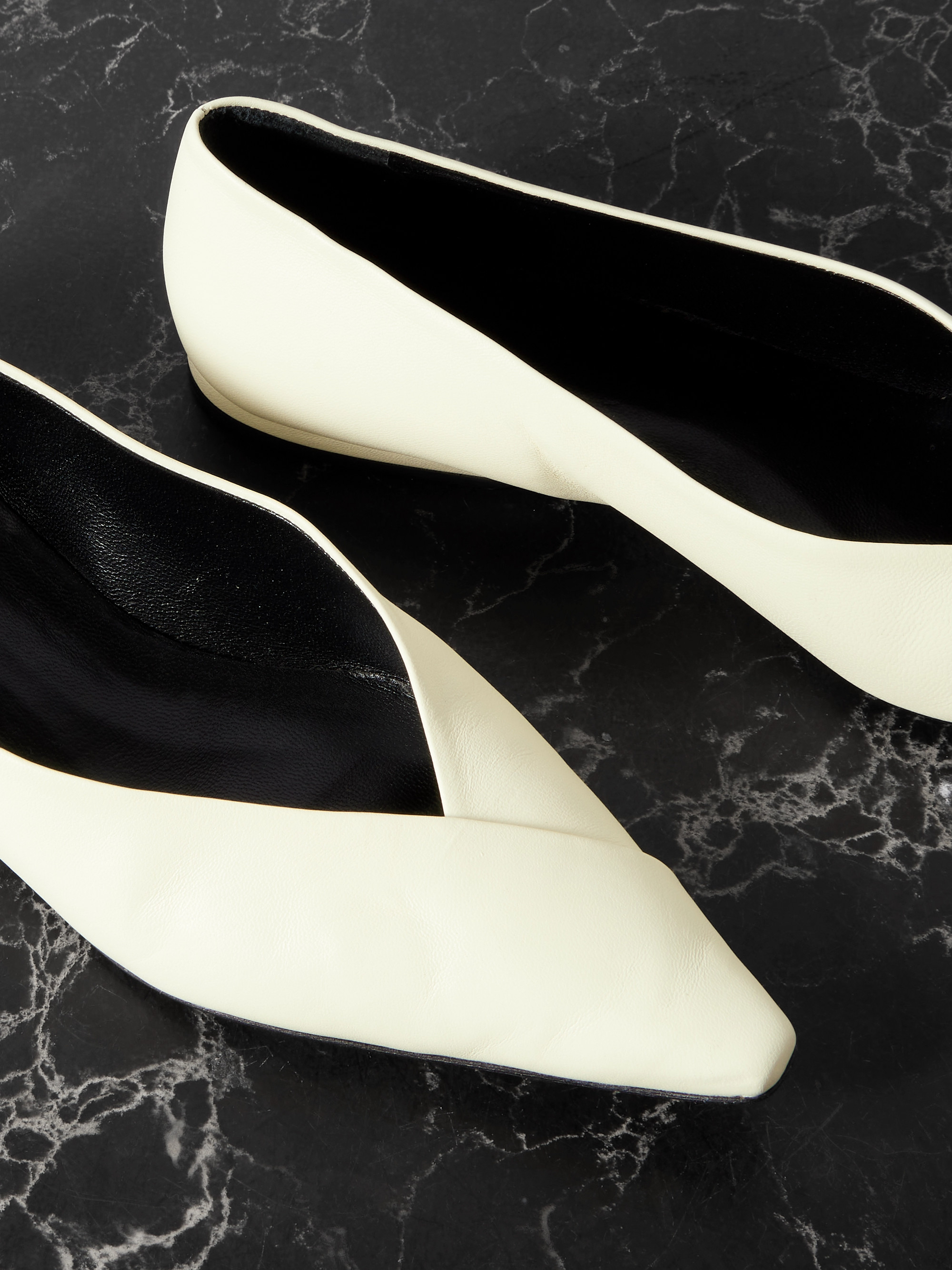 最終値下げ loulou de saison フラットシューズBarsi 35 LOULOU DE SAISON - Barsi leather ballet flats | Plush