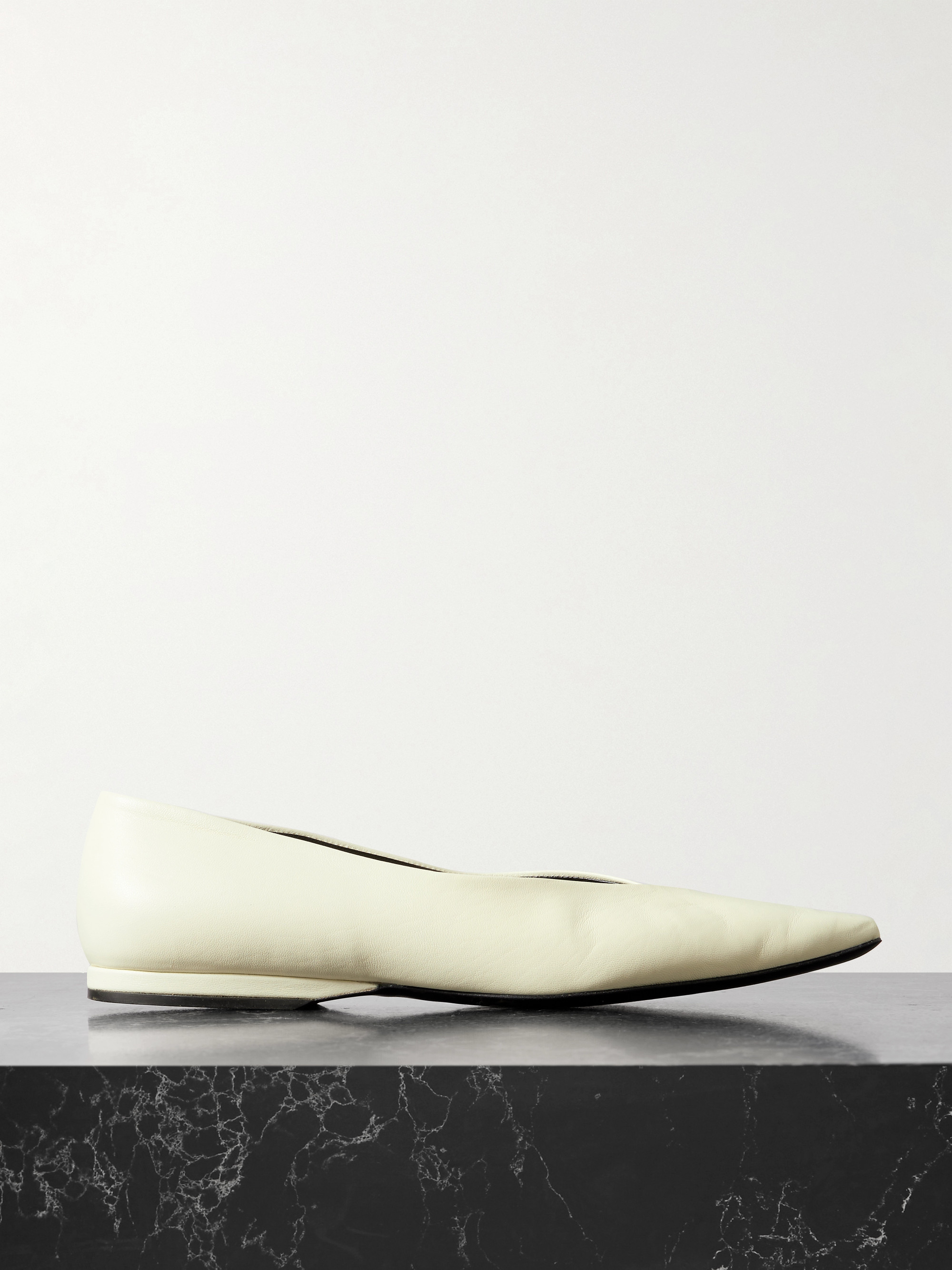 LOULOU DE SAISON - Barsi leather ballet flats | Plush