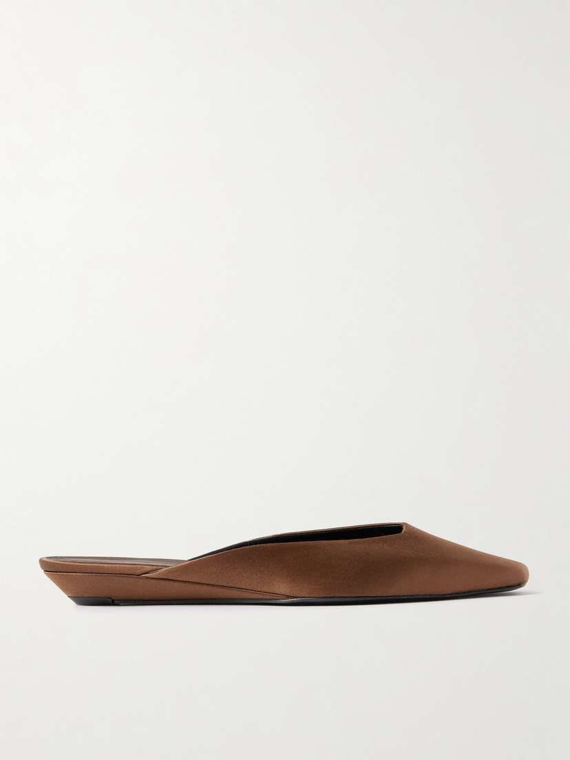 Loulou de Saison Petros Satin Slippers