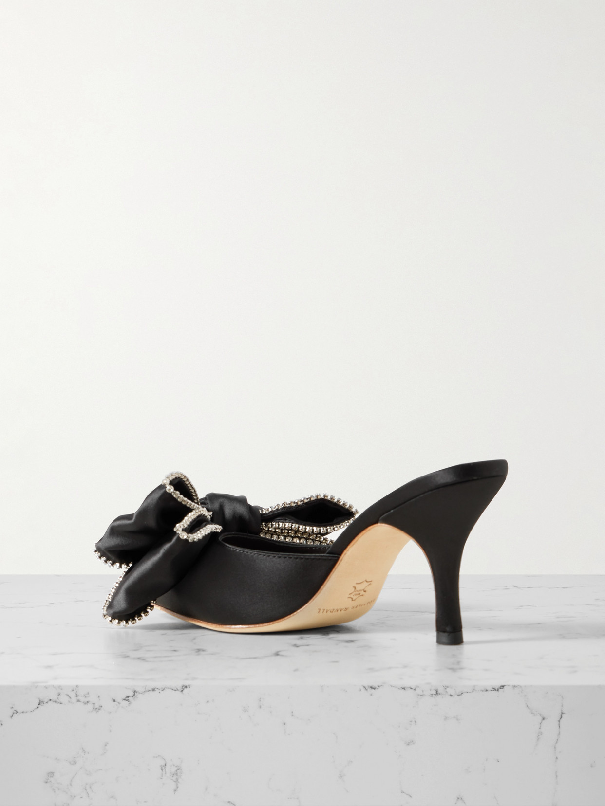 Margot Bow Crystal-Embellished Pumps