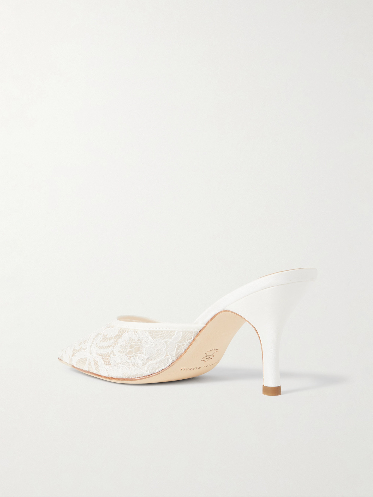 Loeffler Randall Layla Pointed Toe Mule In White