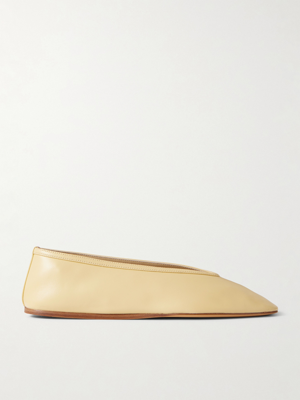 LE MONDE BERYL LUNA LEATHER BALLET FLATS