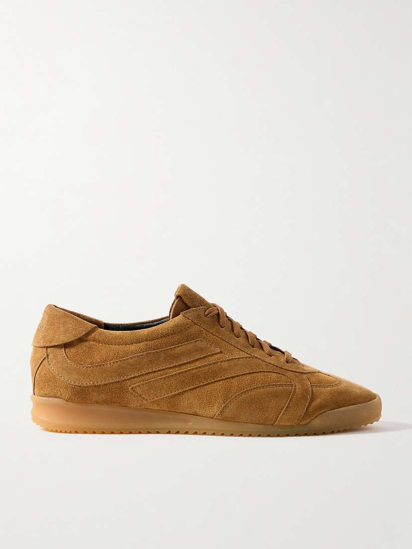Proenza Schouler Track Paneled Suede Sneakers