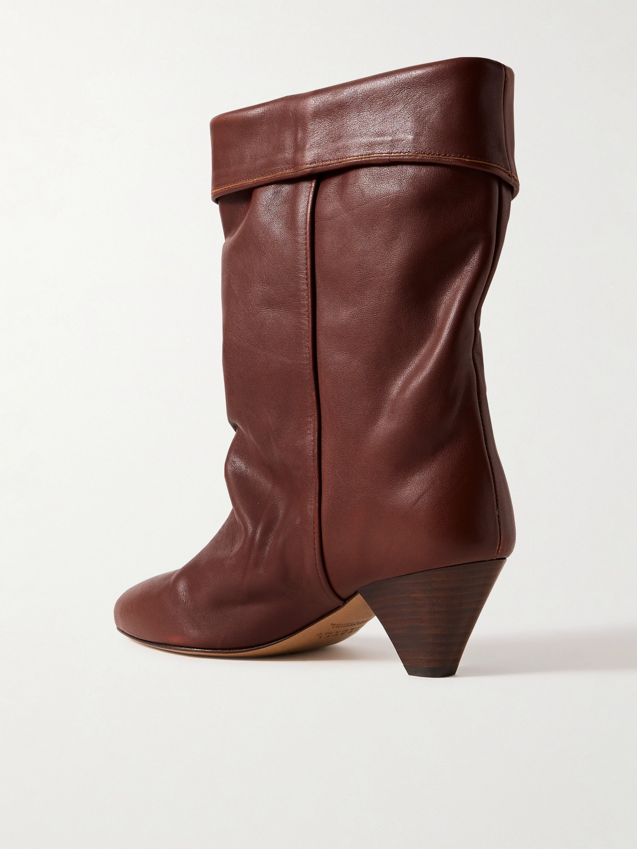 ISABEL MARANT DALBY LEATHER ANKLE BOOTS