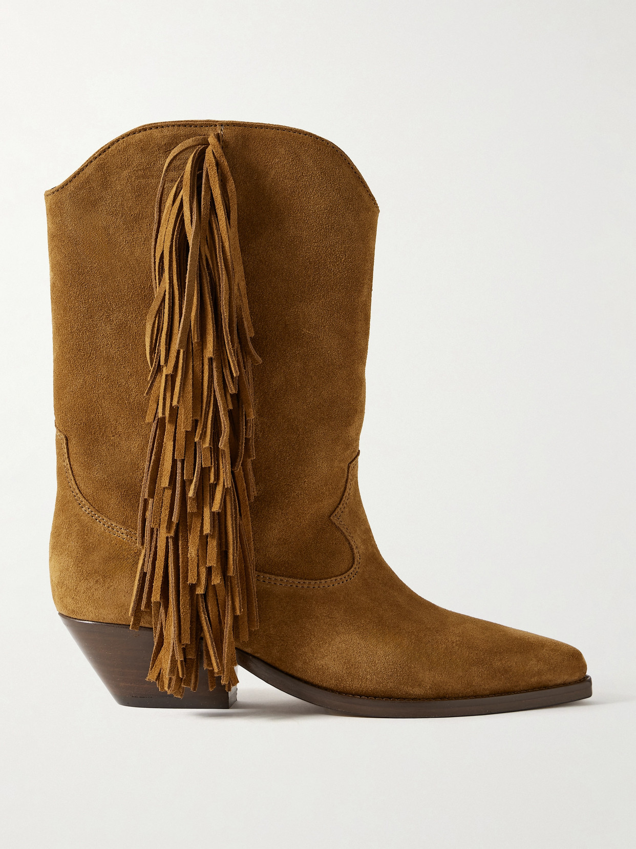 Isabel Marant - Duerto Fringed Suede Boots - Tan