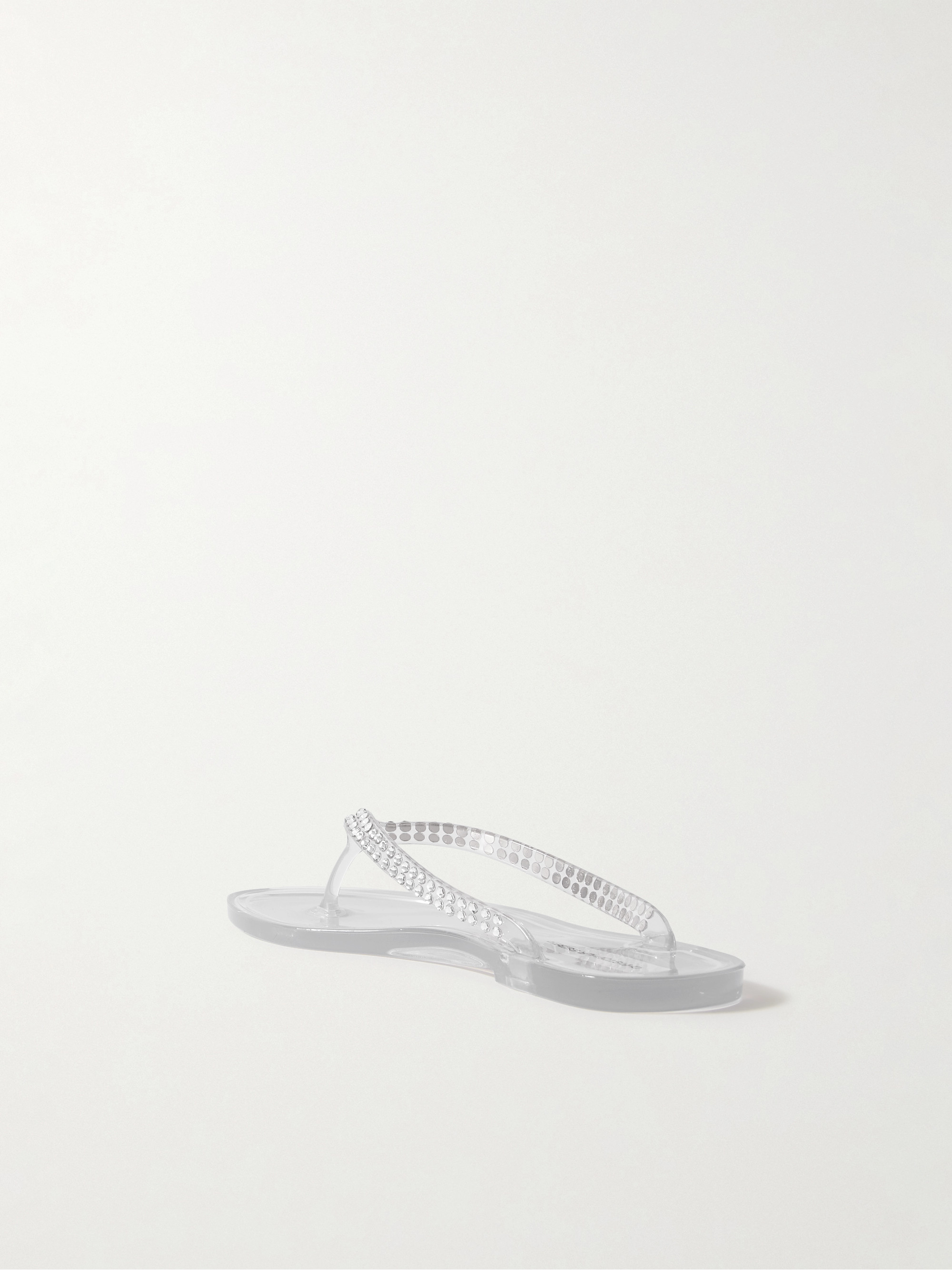 Christopher Esber Jo crystal-embellished PVC flip flops thumbnail