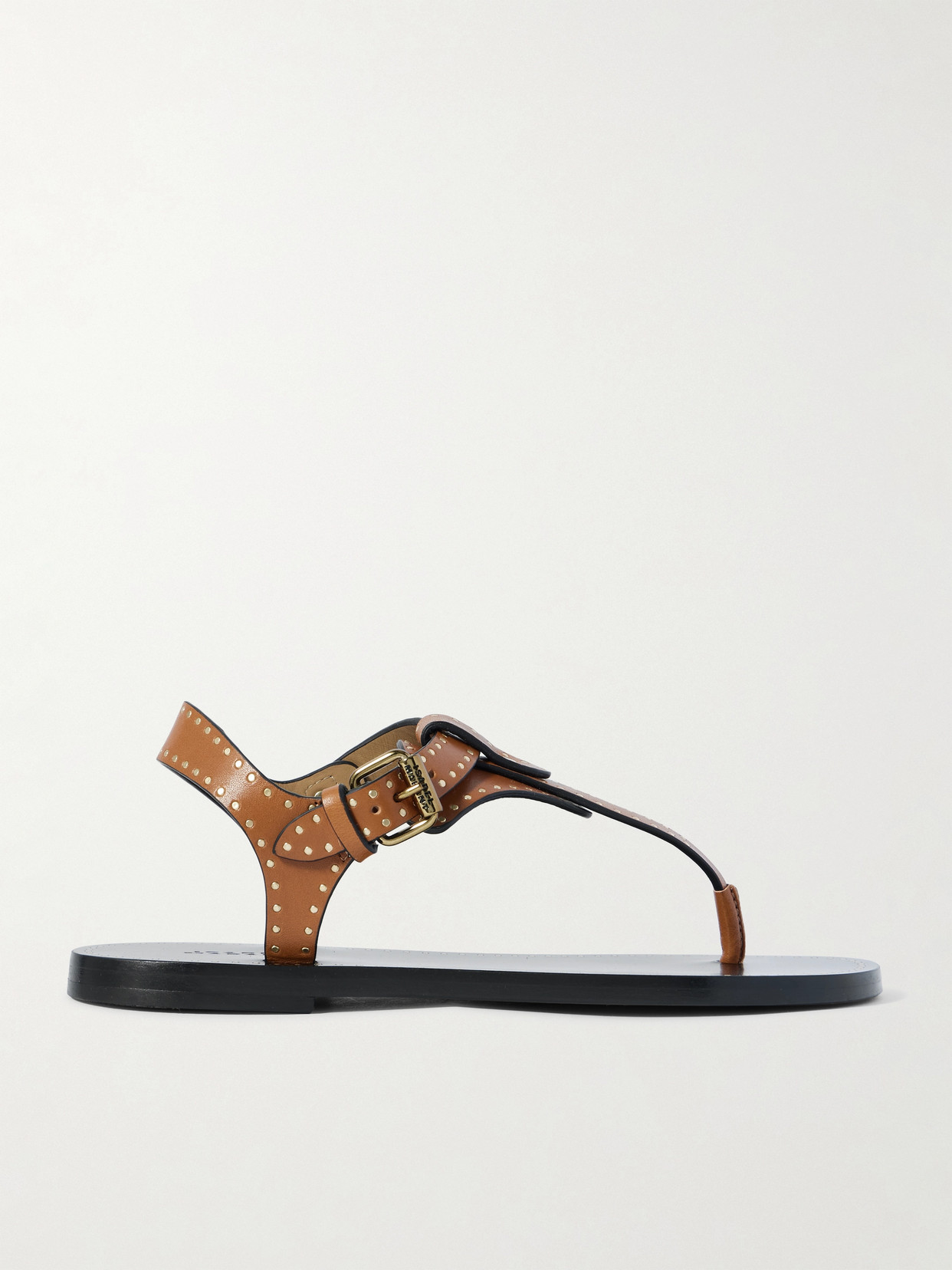 Isabel Marant - Joony Studded Leather Sandals - Brown
