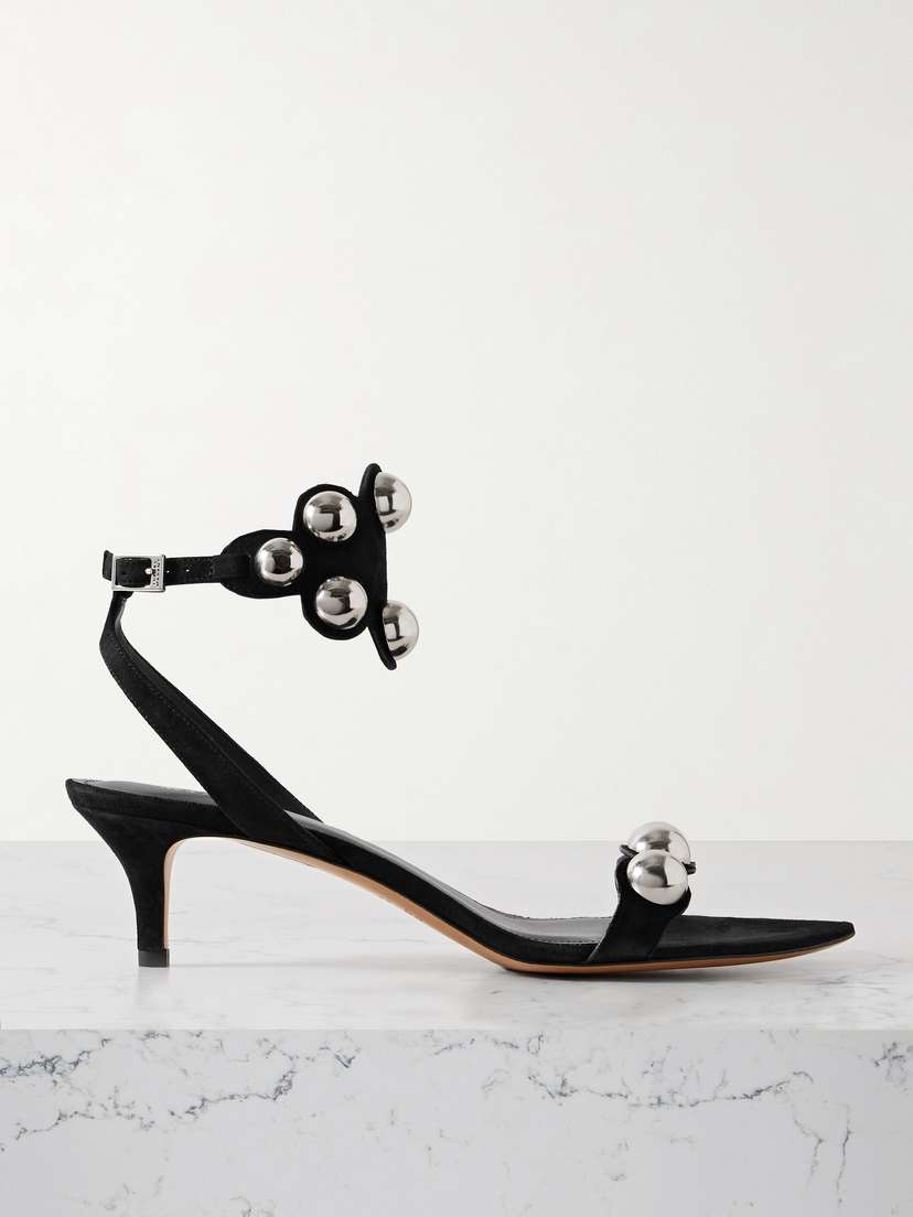Isabel Marant Vikto Studded Suede Sandals