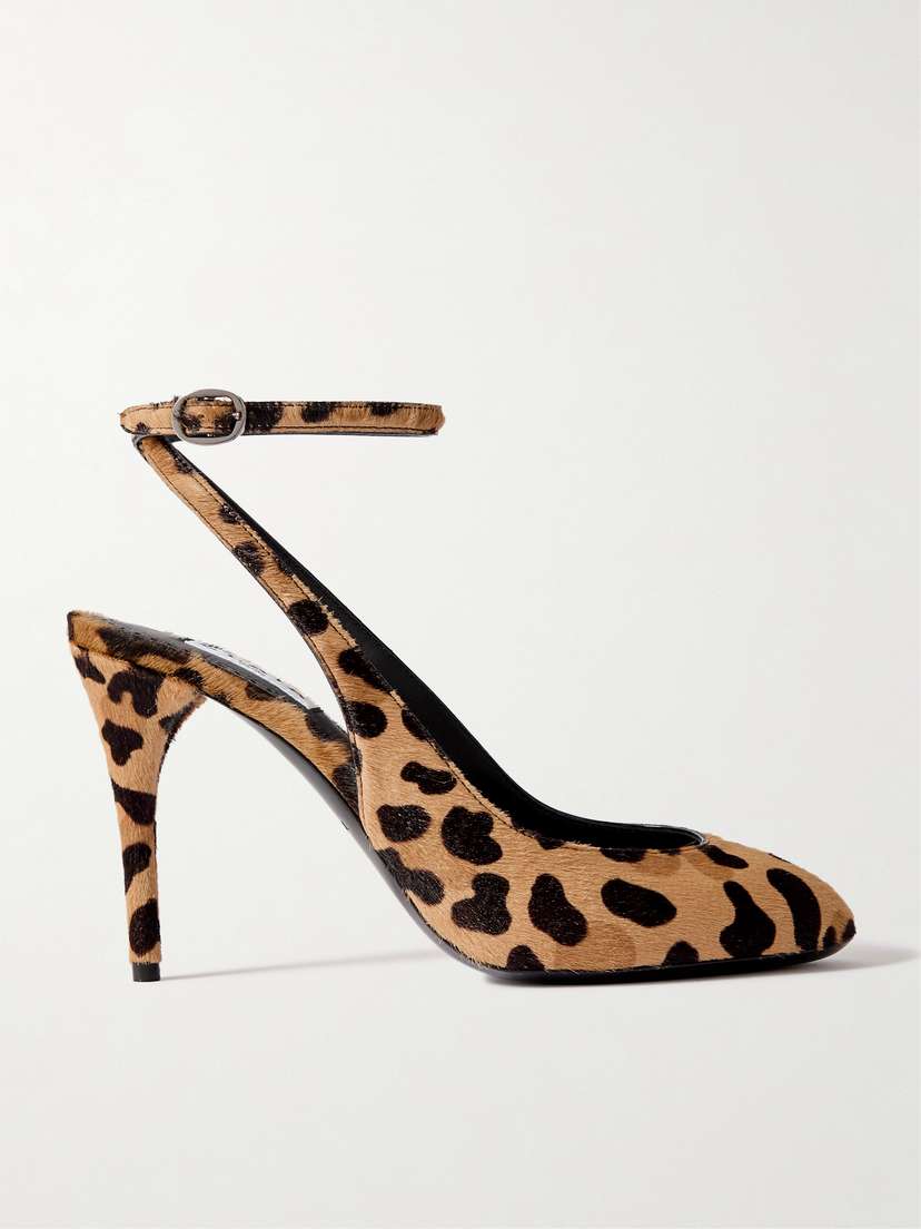 Alaïa 90 Leopard-print Calf Hair Pumps