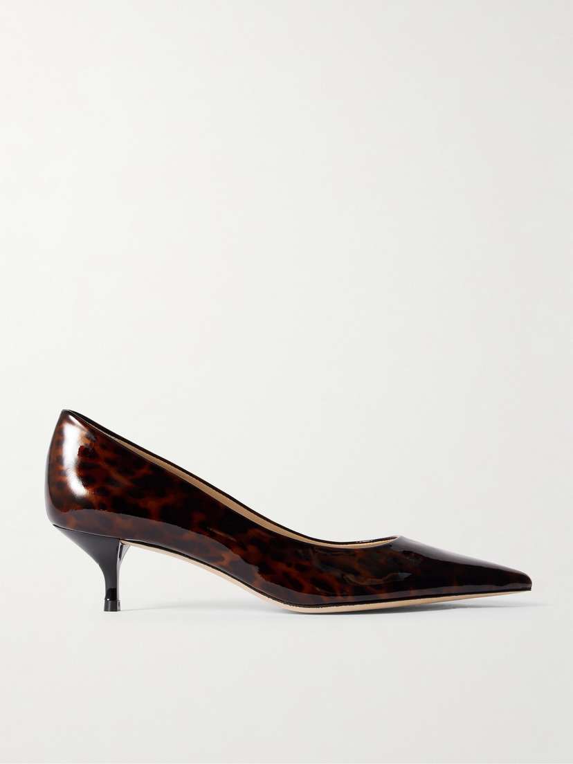 Stuart Weitzman Stuart Power Patent-leather Pumps