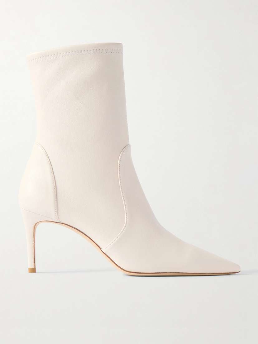 Stuart Weitzman Stuart Power Leather Ankle Boots