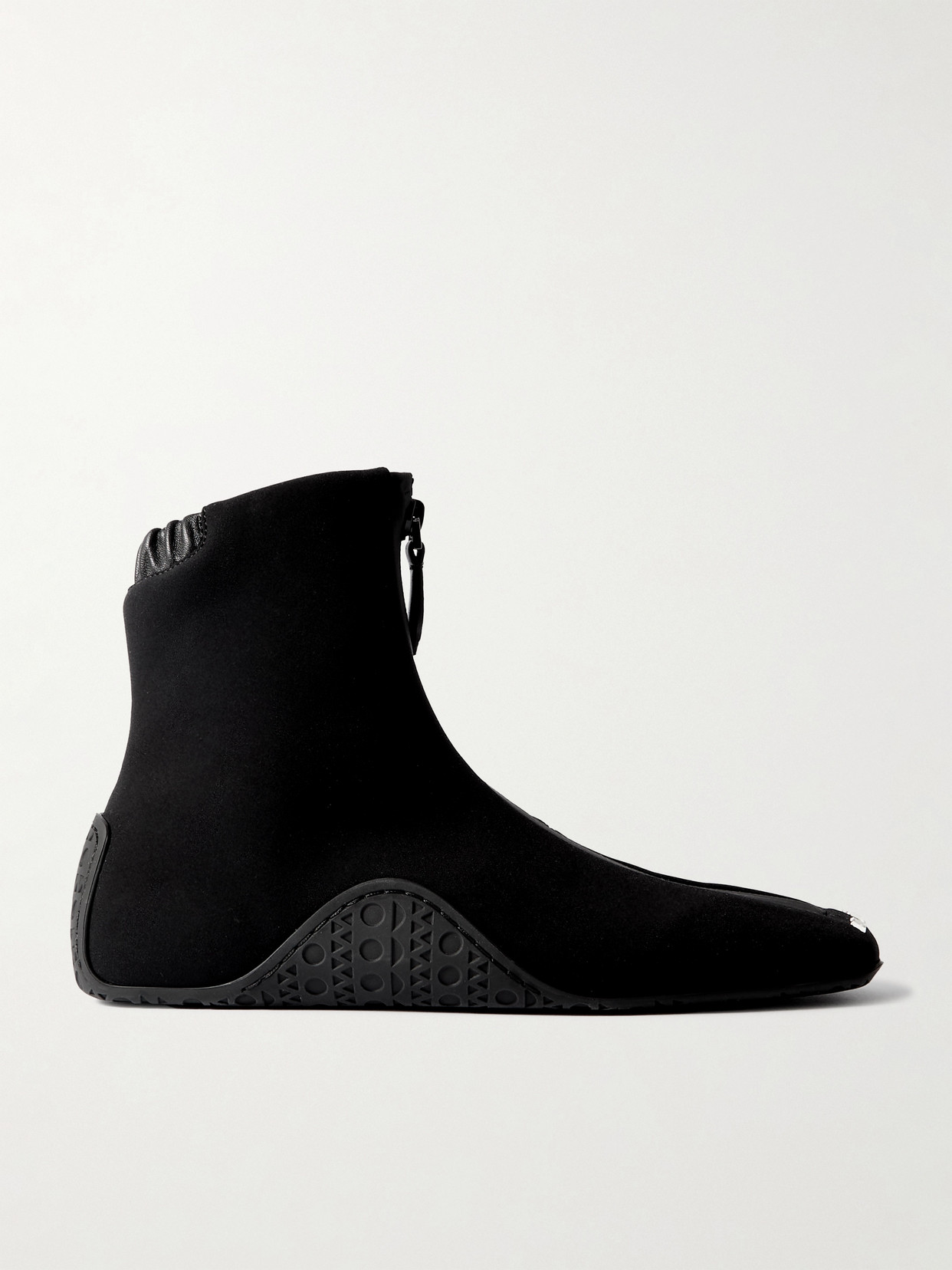 Alaïa Basket Neoprene High-top Trainers In Black
