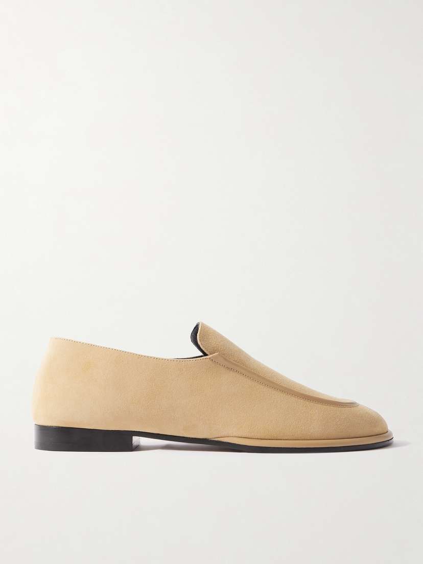 NEOUS Polaris Leather-trimmed Suede Loafers