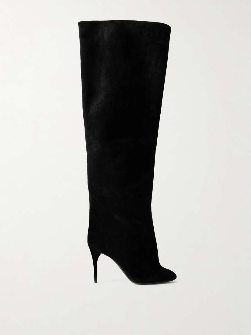 Alaïa Suede Over-the-knee Boots