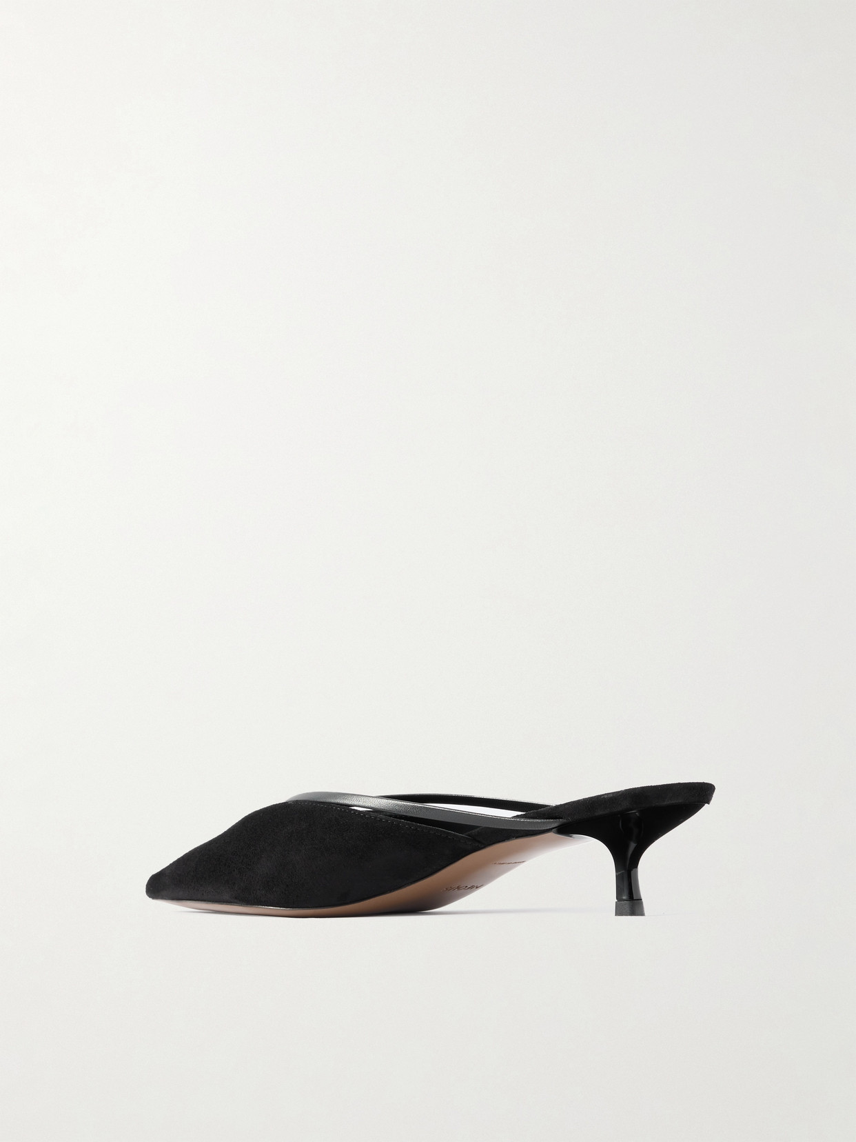 Neous Aporum Suede Mules In Black