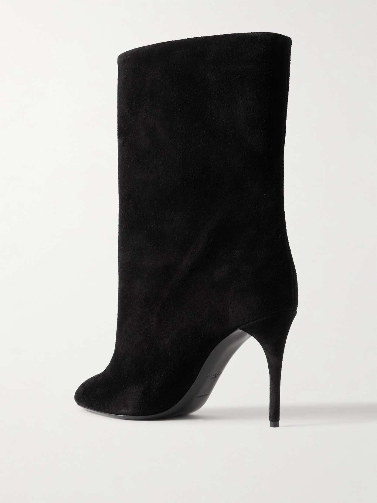 Alaïa Leather Bow Over-the-knee Boots 90 In Black