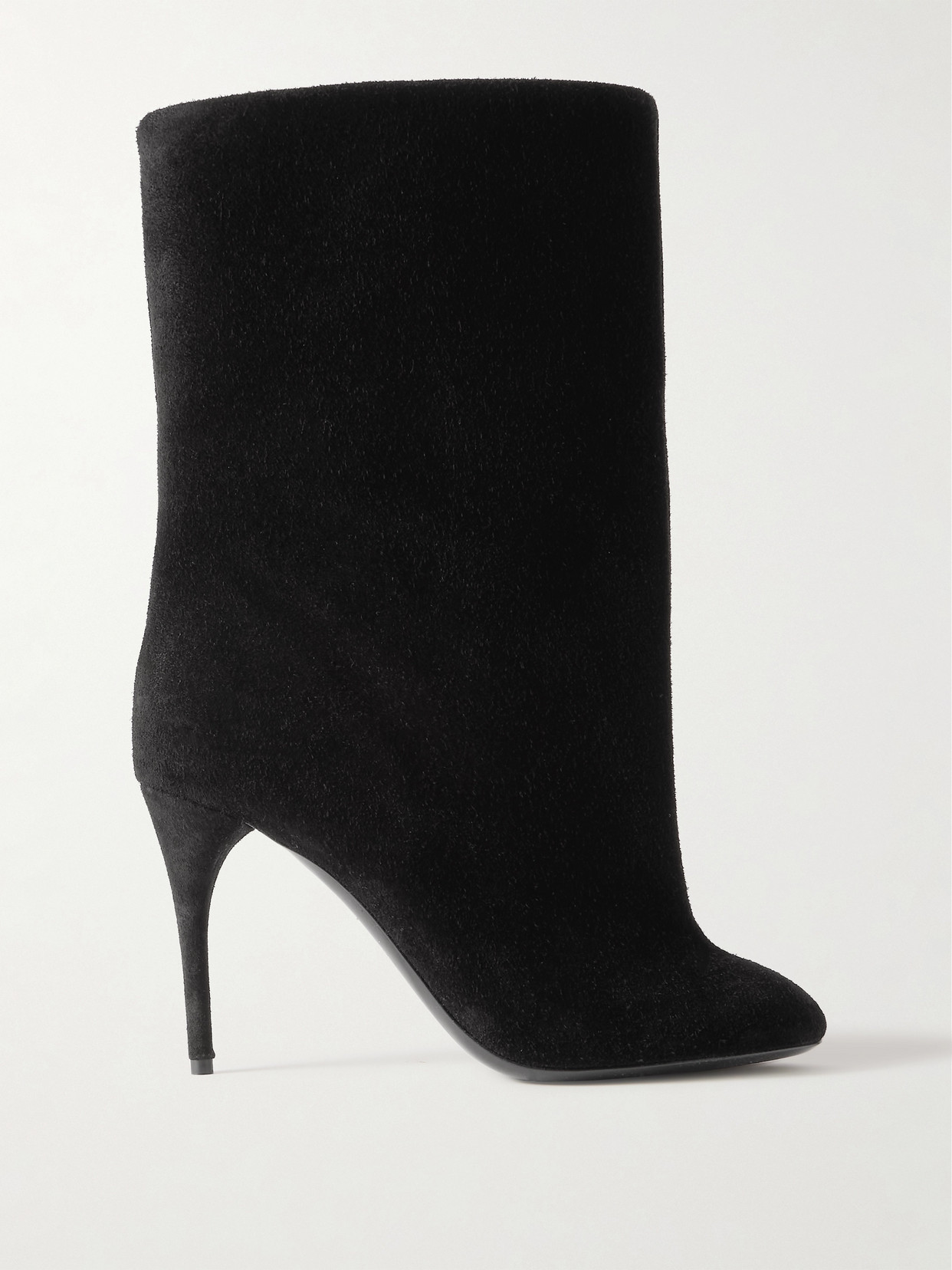 Alaïa - Suede Ankle Boots - Black