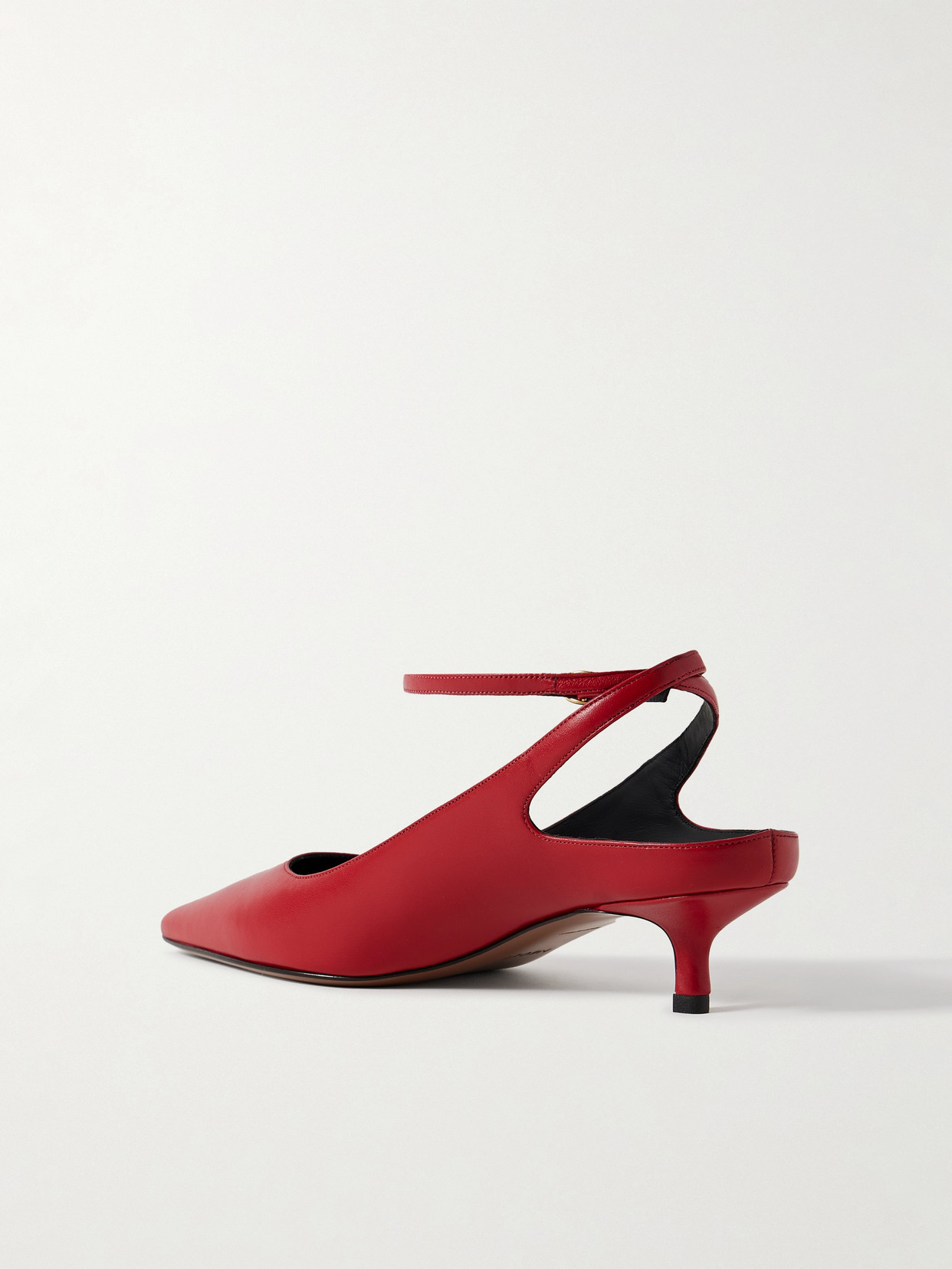 Neous Fornax 40mm Leather Pumps In Red