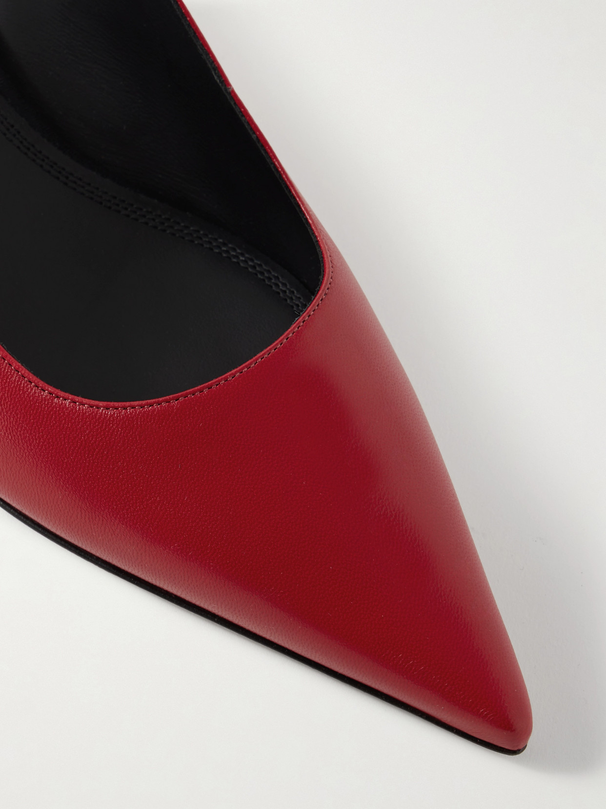 Neous Fornax 40mm Leather Pumps In Red