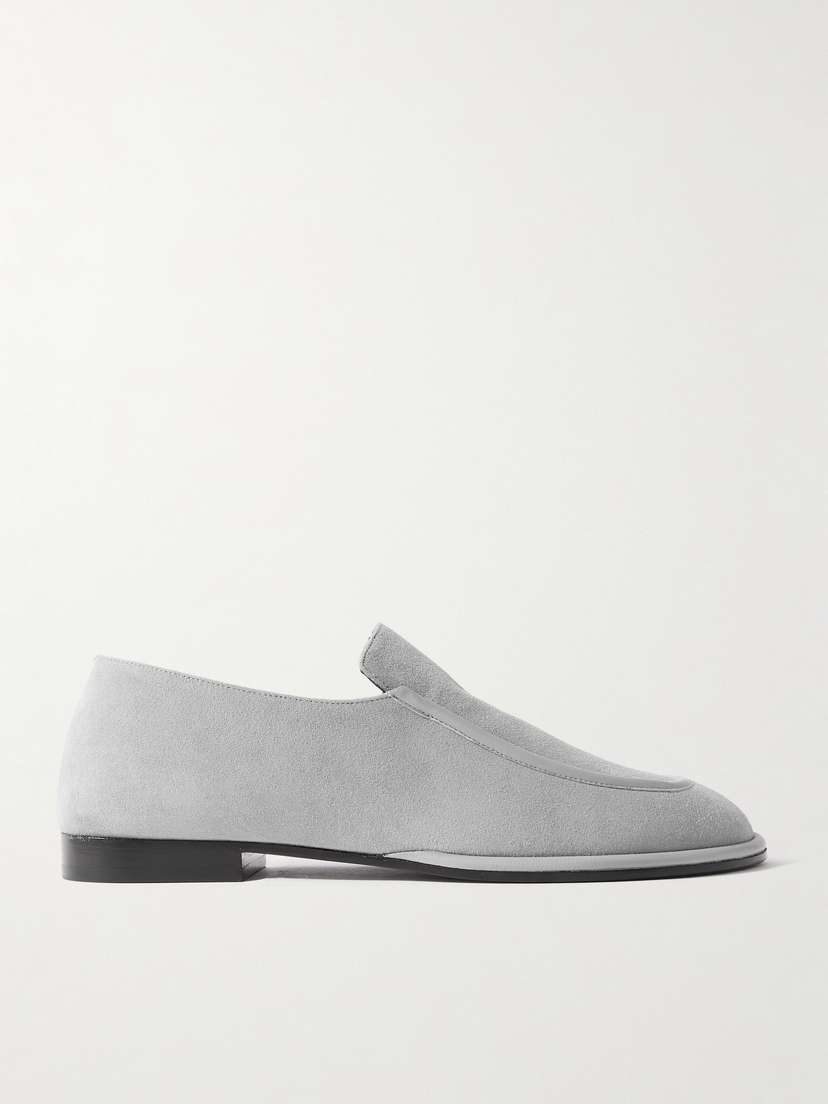 NEOUS Polaris Leather-trimmed Suede Loafers