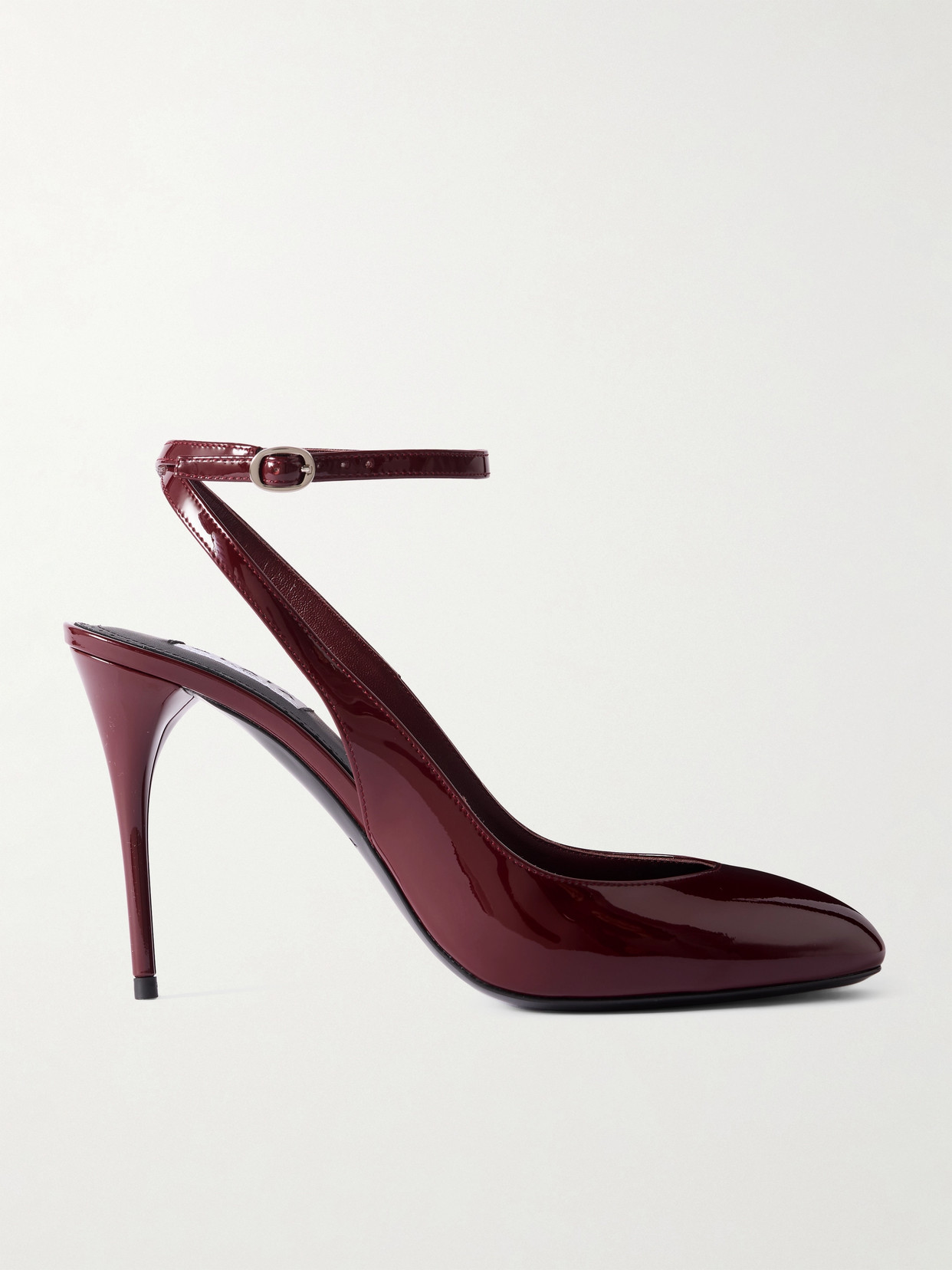 Alaïa Sling-back Décolleté In Burgundy