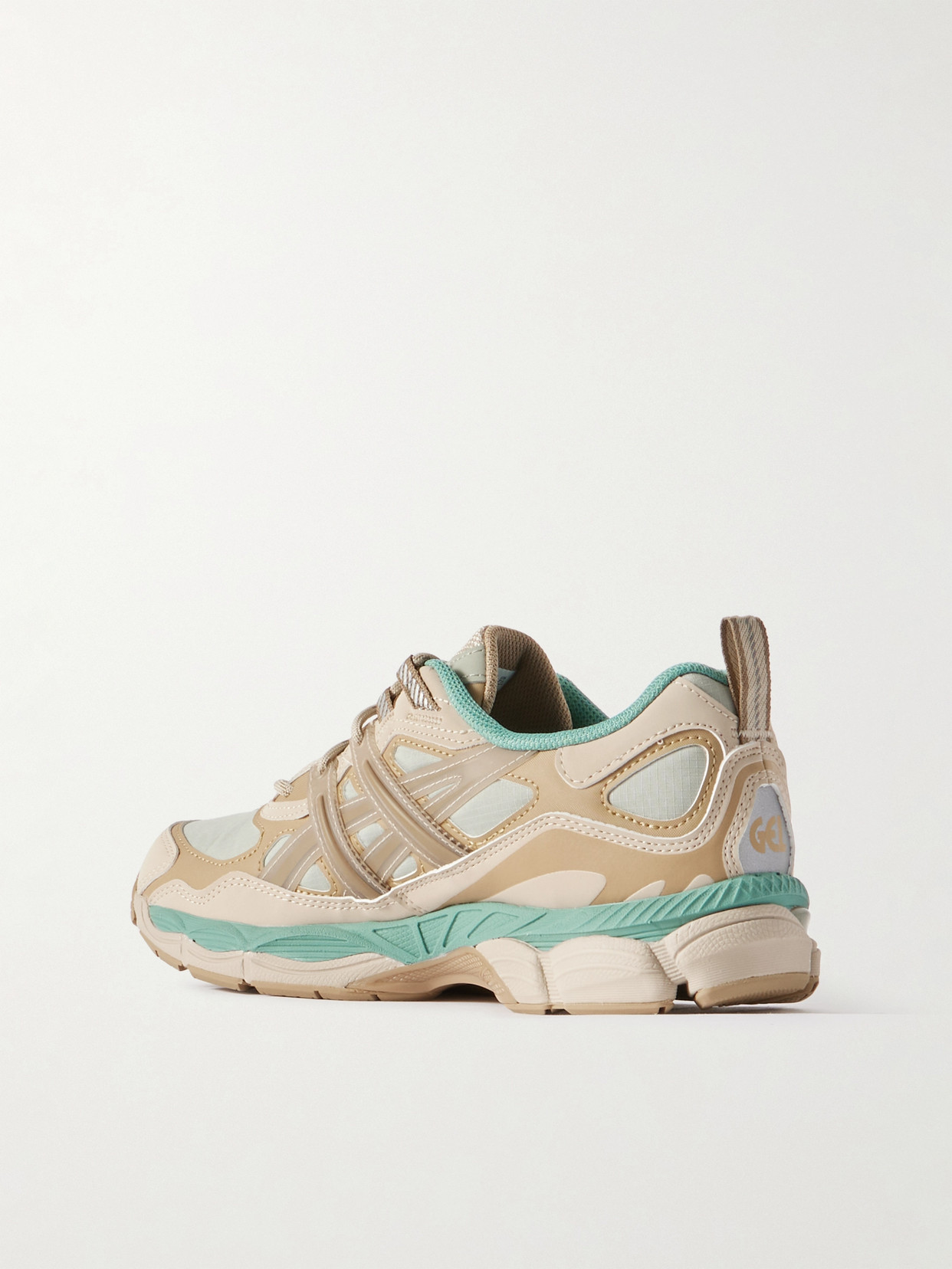 Gel-Nyc Utility Leather And Rubber-Trimmed Ripstop Sneakers