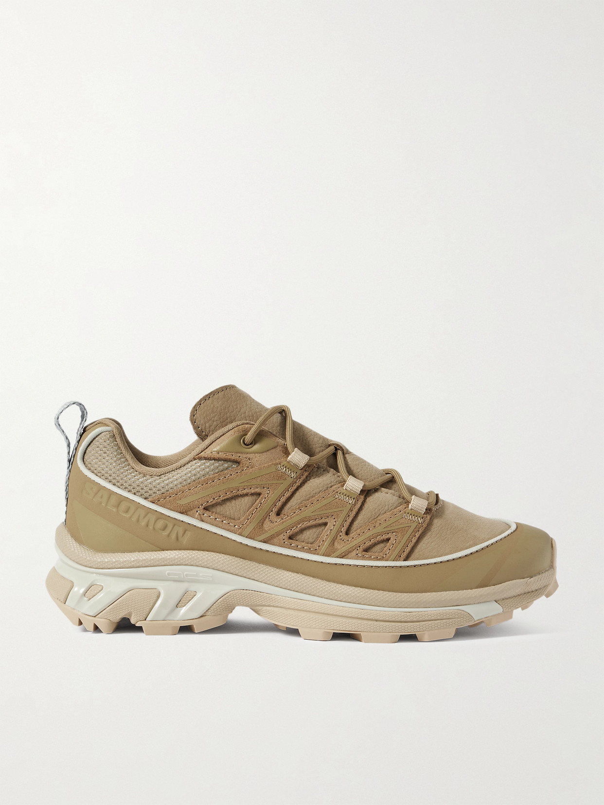 Salomon - Xt-6 Expanse Ltr Rubber-trimmed Leather, Suede And Mesh Sneakers - Beige — curated by 5 Star Luxe for weddings, travel and effortless style