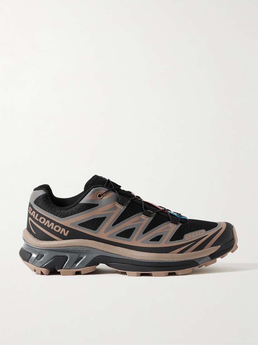Salomon Xt-6 Rubber-trimmed Mesh Sneakers