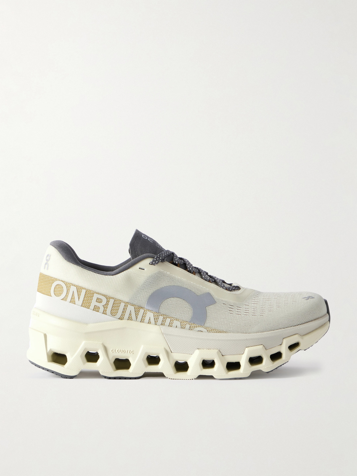 On Cloudmster 2 Rubber-trimmed Mesh Sneakers In Neutrals
