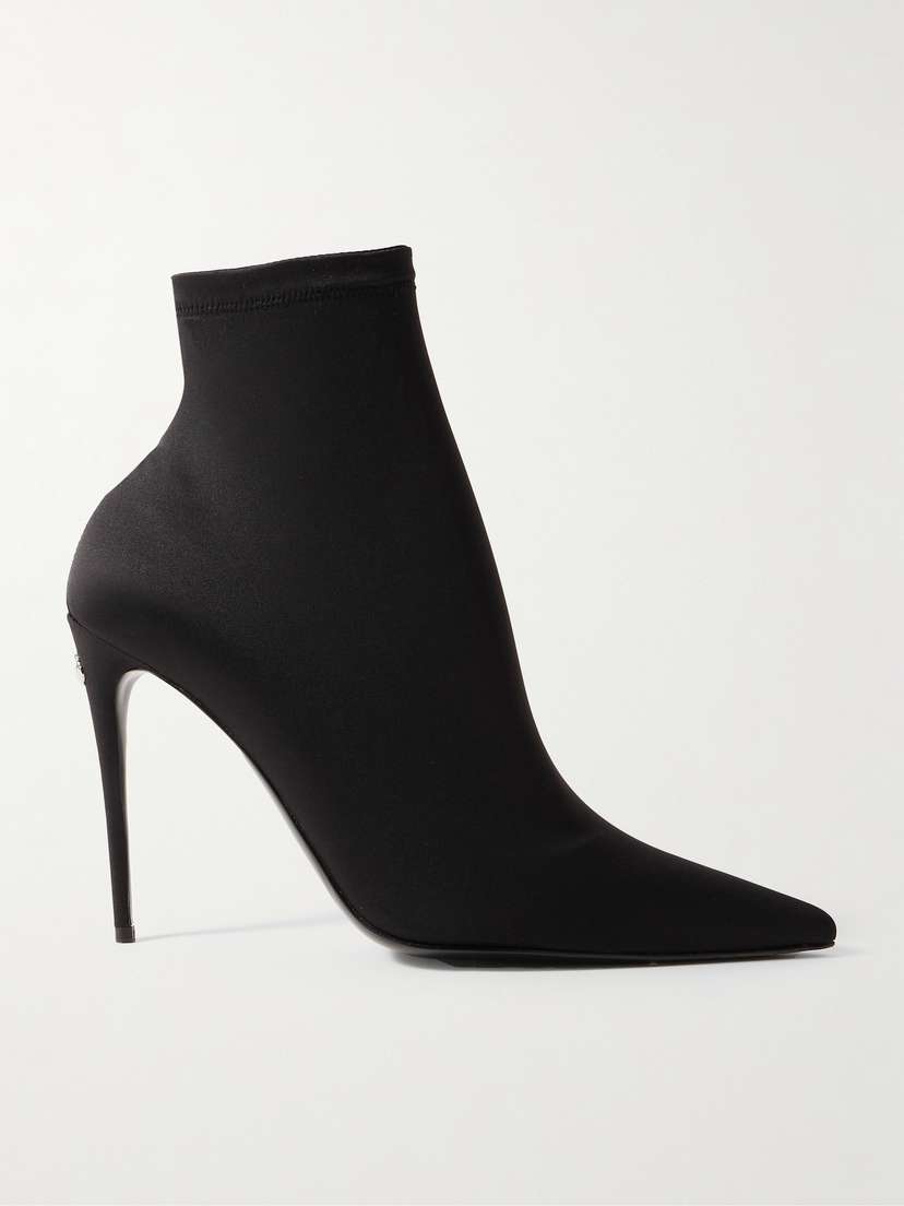Dolce & Gabbana Stretch-jersey Ankle Boots