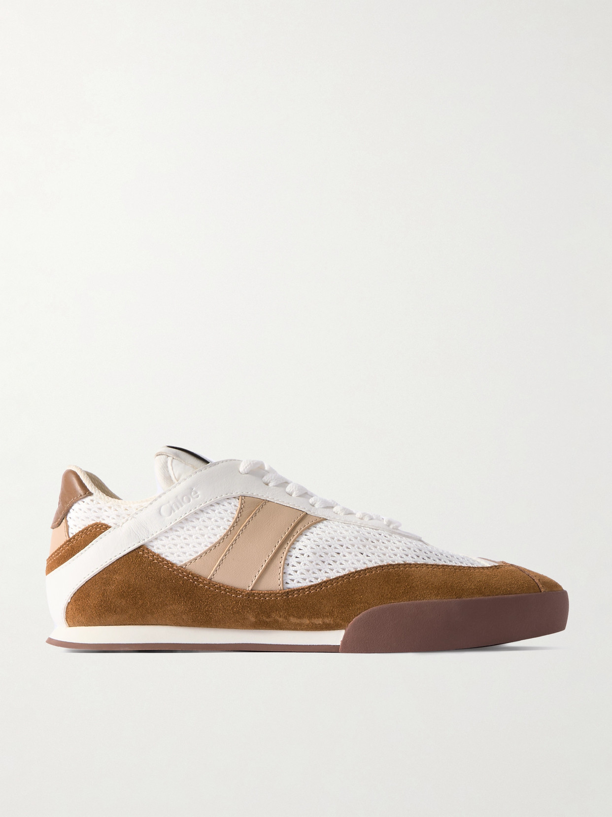 Chloé Chloe Women Multicolor Chloe Kick Sneakers In Naturalbrown