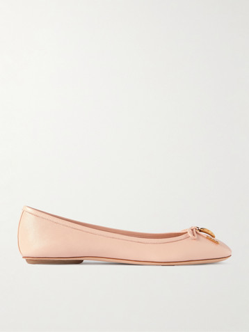 Chloé Iris embellished leather ballet flats