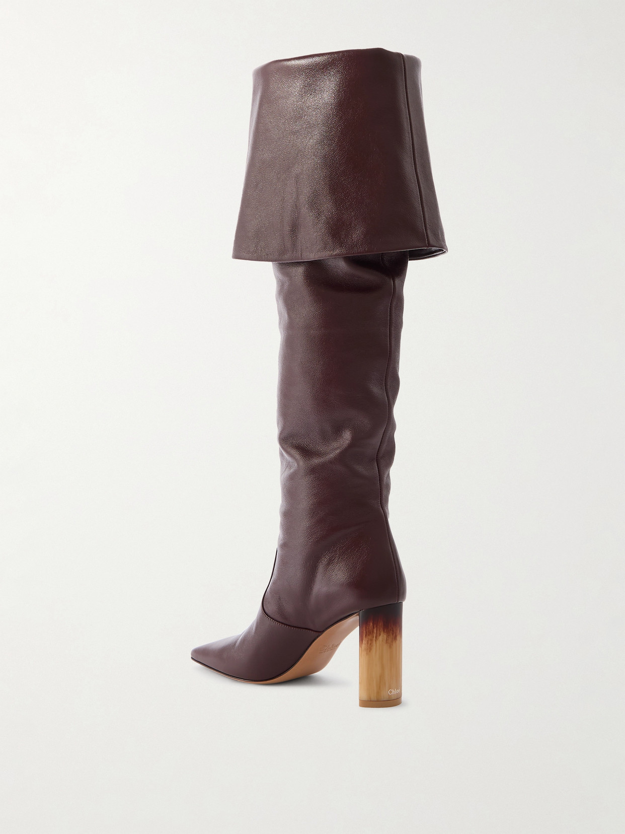 CHLOÉ GEORGIA LEATHER KNEE BOOTS