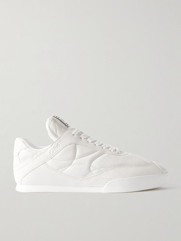 Chloé Kick quilted-leather sneakers