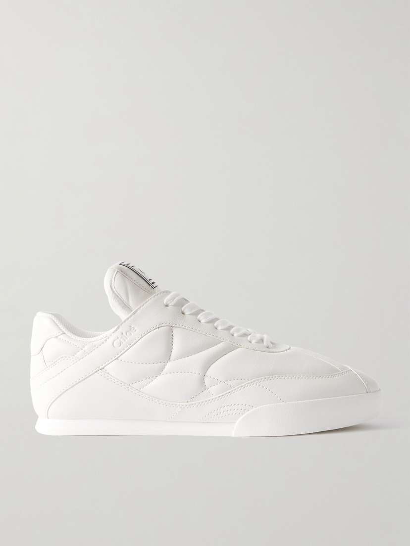 Chloé Kick Quilted-leather Sneakers