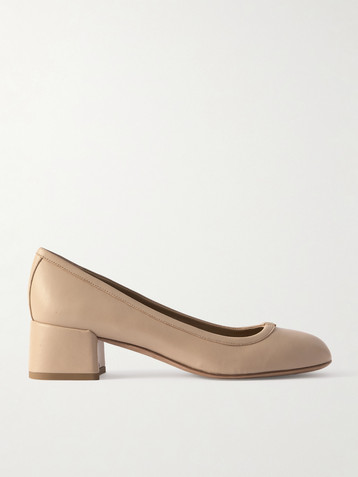 Chloé Marcie embellished leather pumps