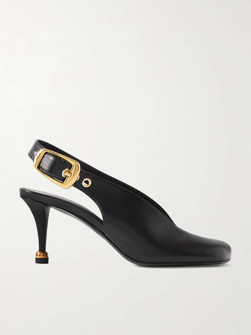 Chloé Andrea Leather Slingback Pumps