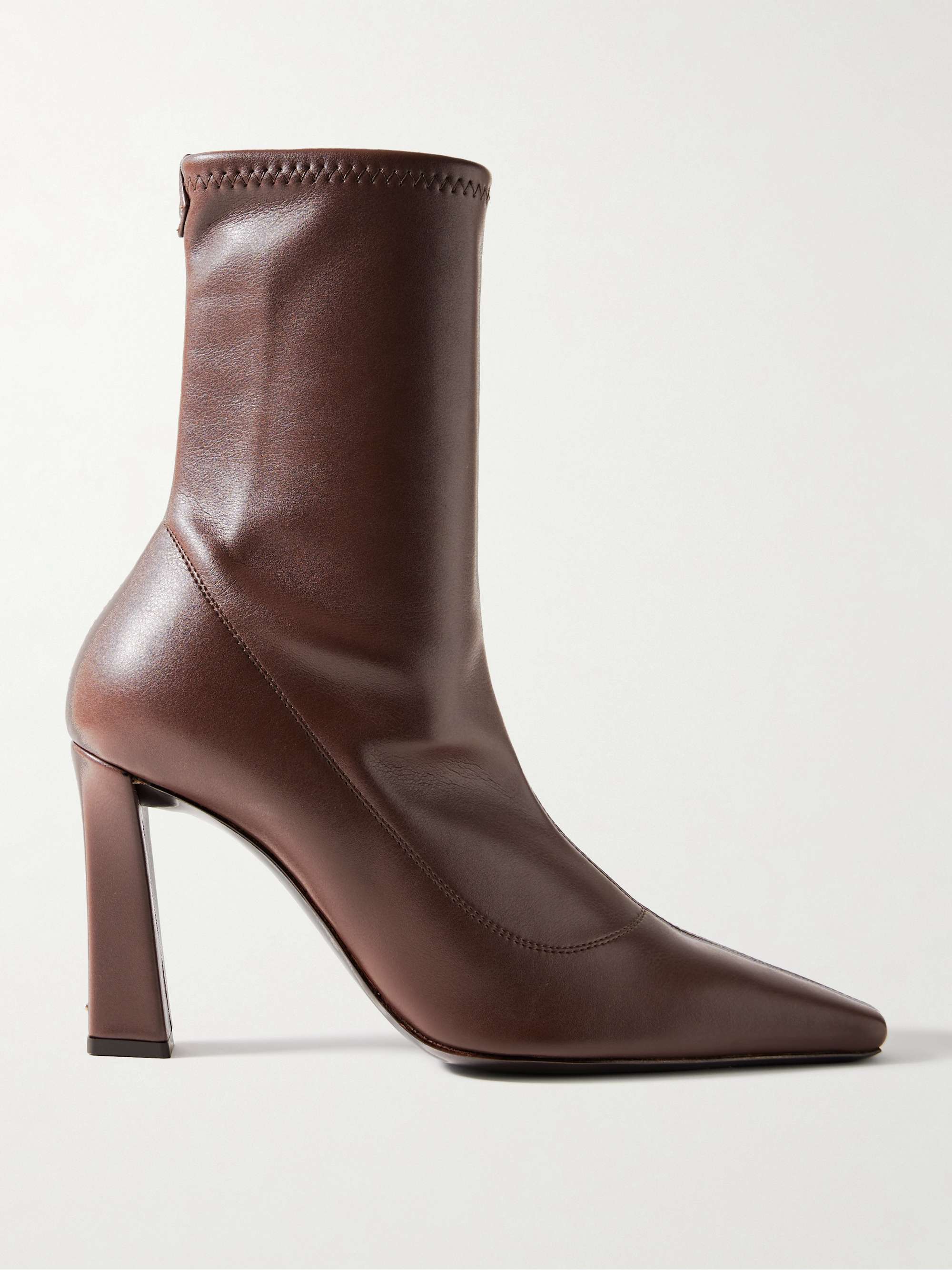 GIUSEPPE ZANOTTI Barbaro 90 leather ankle boots | NET-A-PORTER