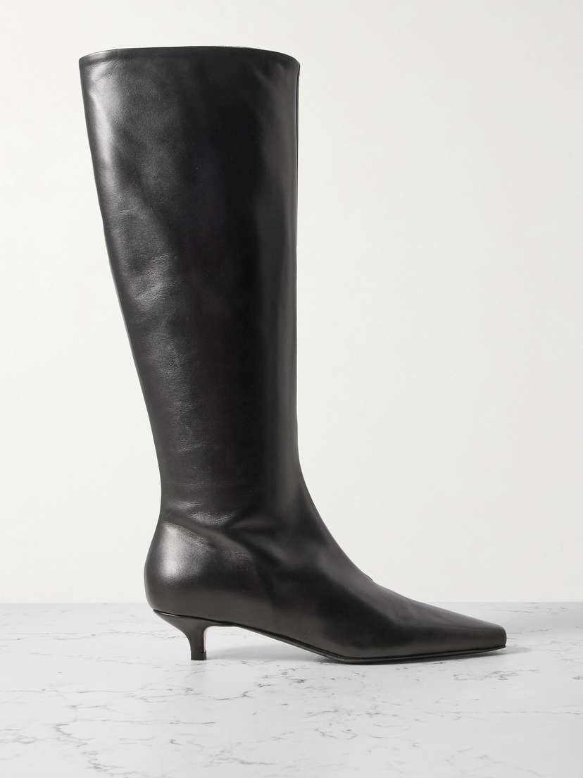TOTEME The Slim Leather Knee Boots