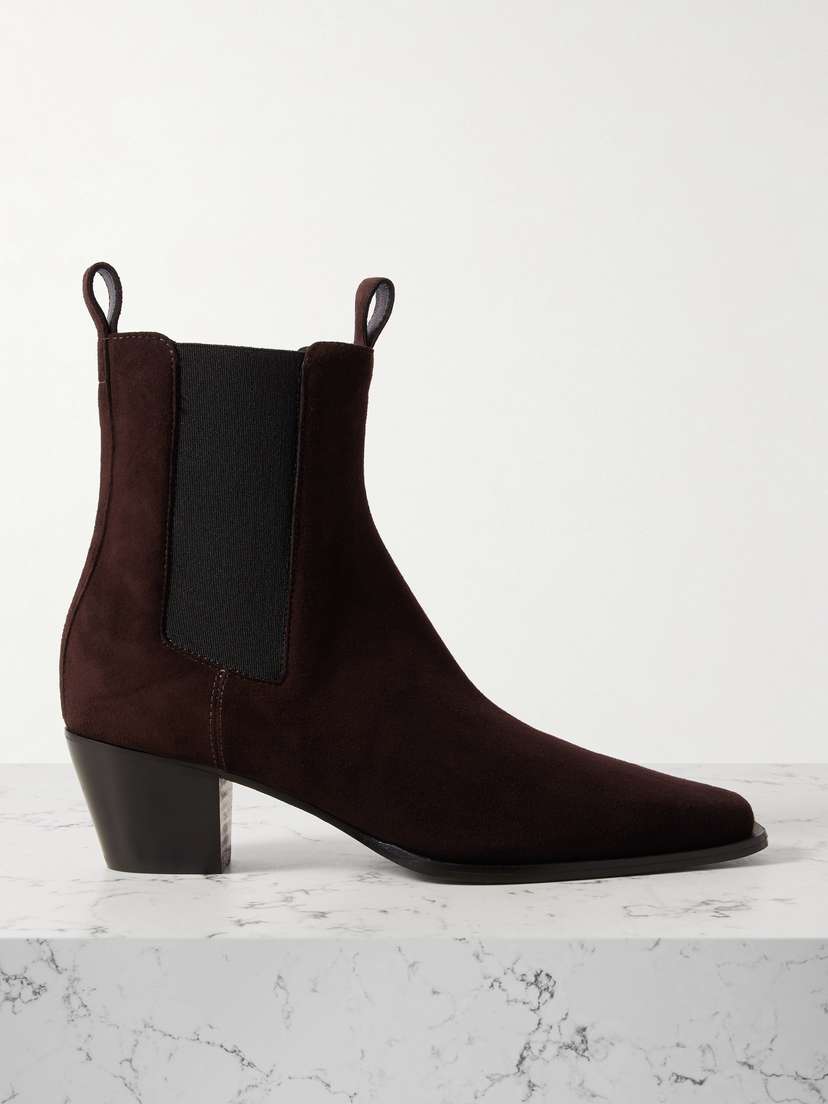 TOTEME The City Suede Chelsea Boots