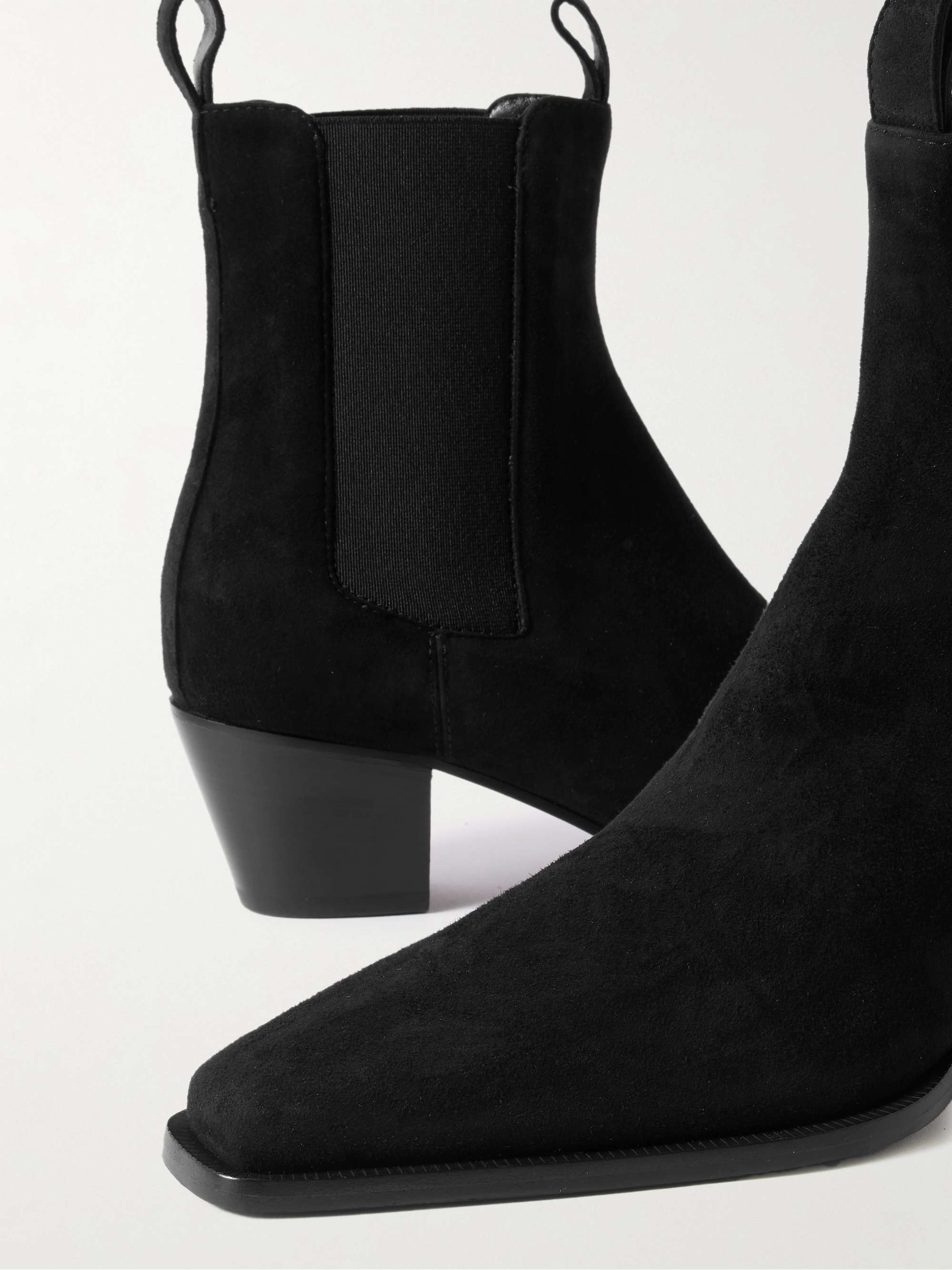 Off-White Alexander Hotto Velvet Ankle boots Combat 