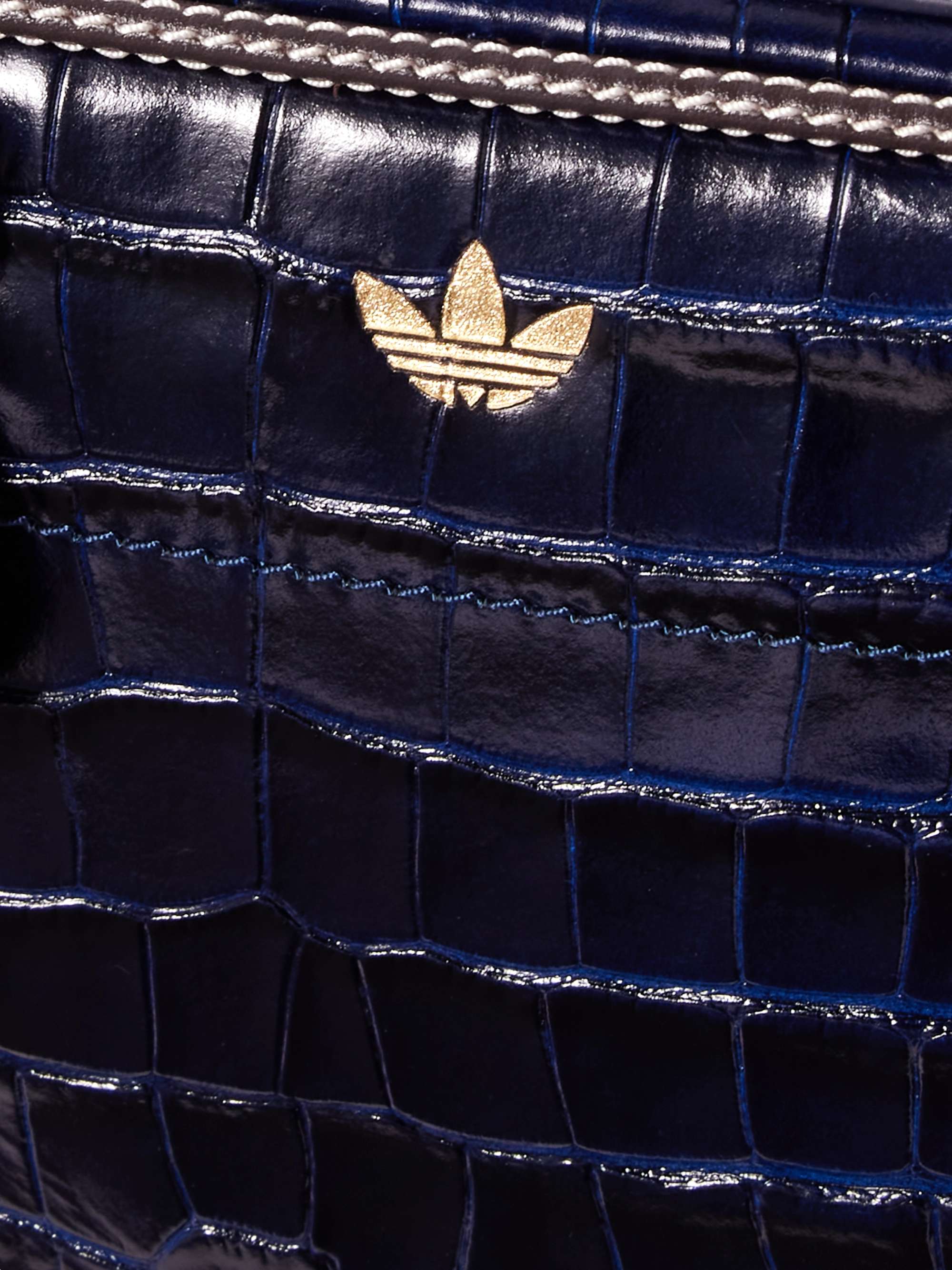 ADIDAS ORIGINALS + Wales Bonner small embossed croc-effect