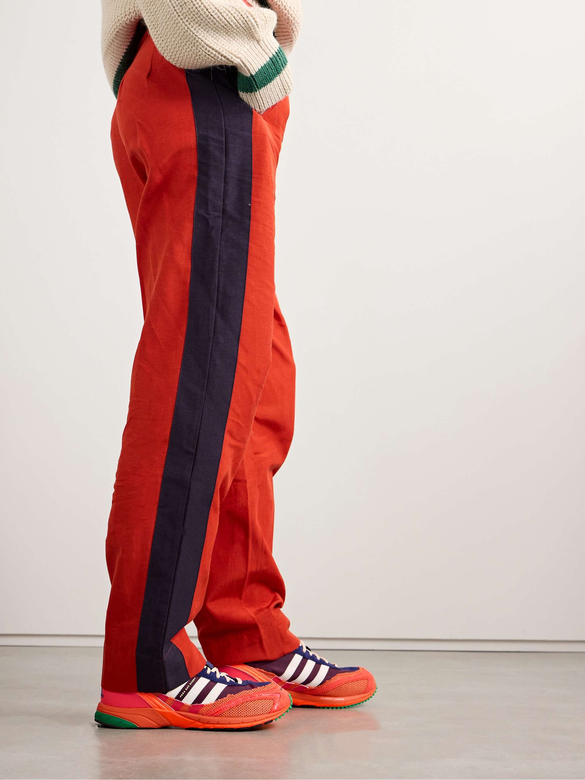 Cable-knit wool-blend flared pants | ACNE STUDIOS | 네타포르테
