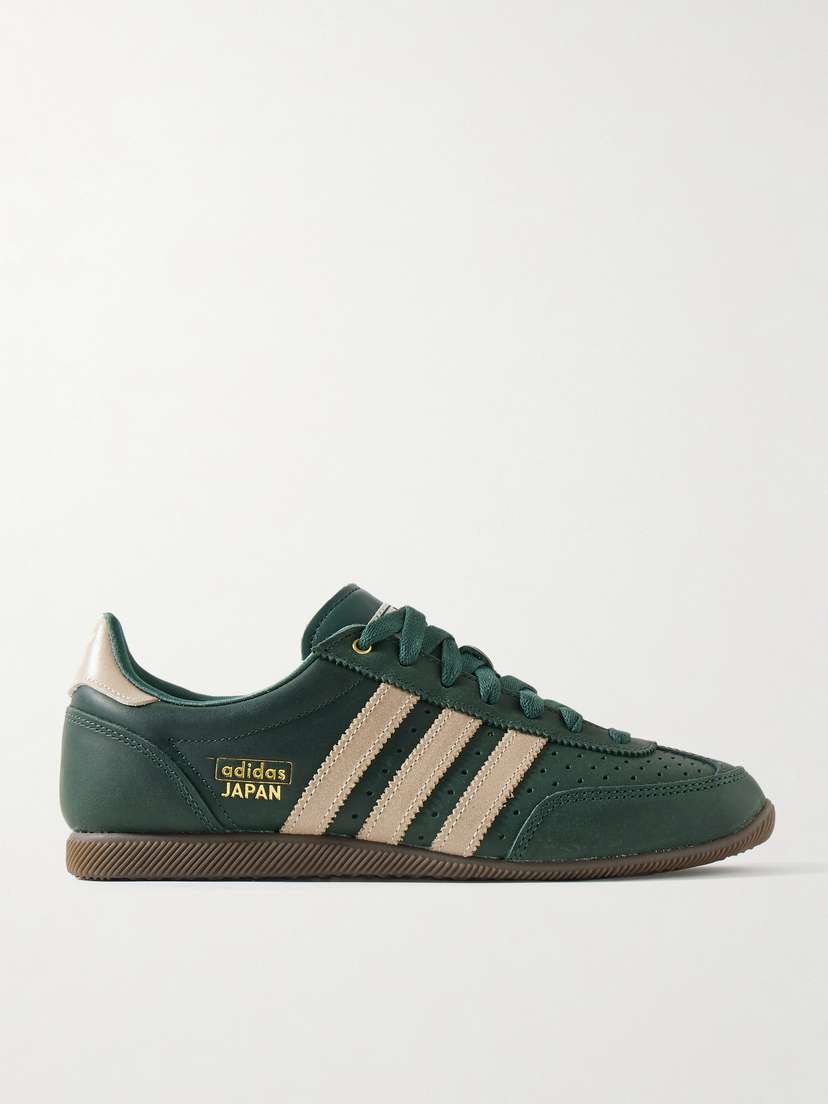 adidas Originals Japan Suede-trimmed Leather Sneakers