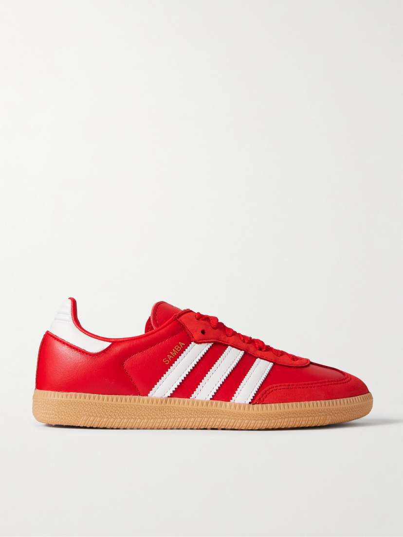 adidas Originals Samba Og Leather And Suede Sneakers