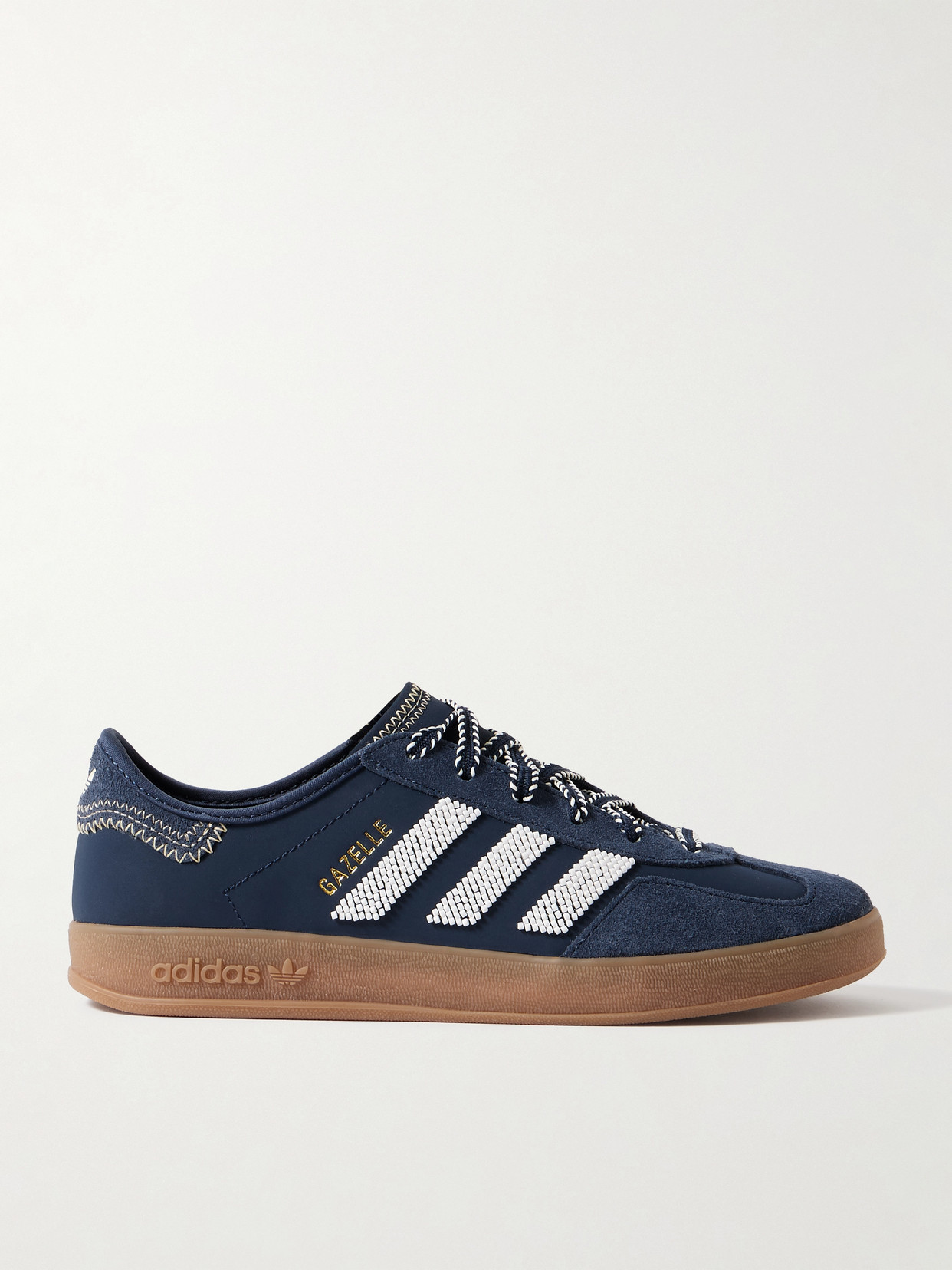 Adidas Originals Navy Clot Edition Gazelle Sneakers In Blue
