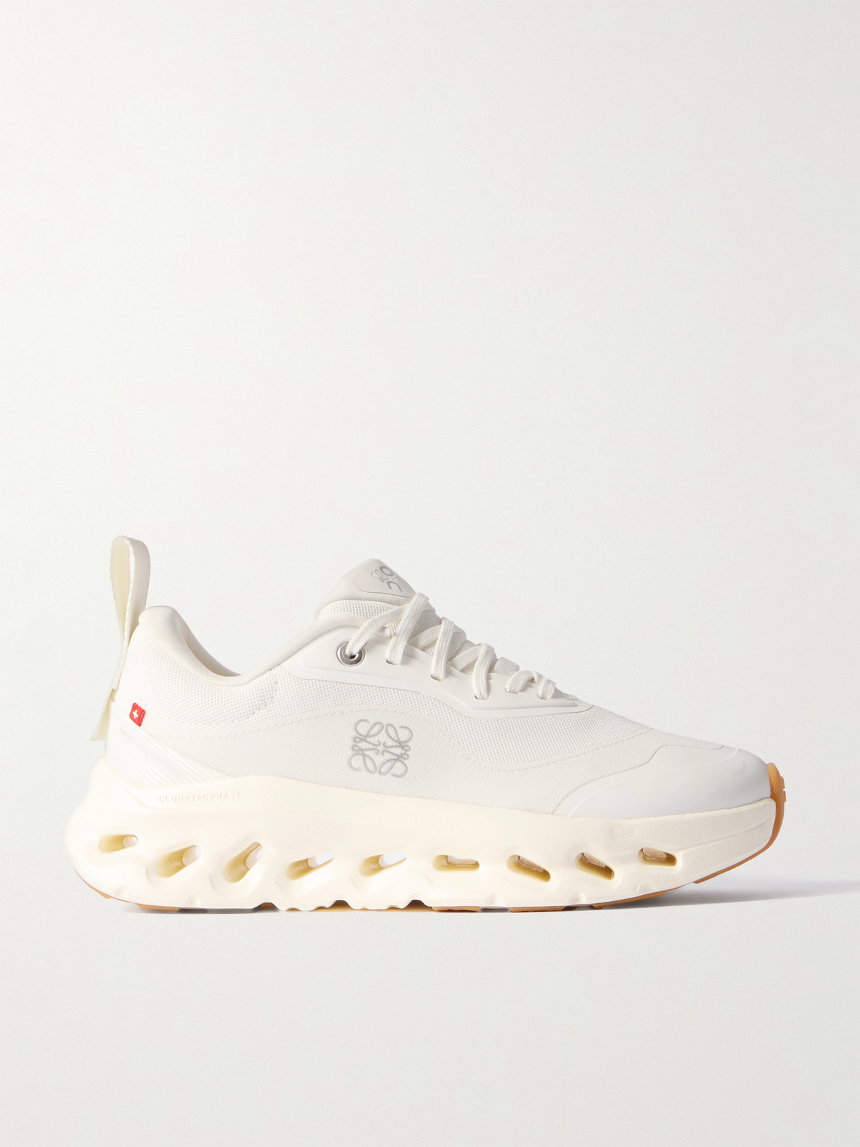 Loewe + On Cloudtilt 2.0 Stretch Recycled-knit Sneakers In White