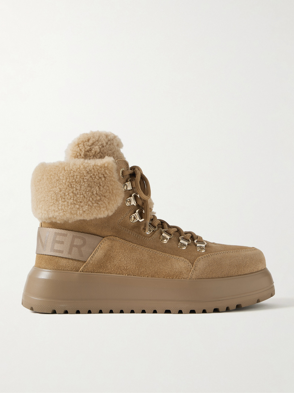 Bogner Antwerp 17 Shearling-lined Suede Boots In Brown
