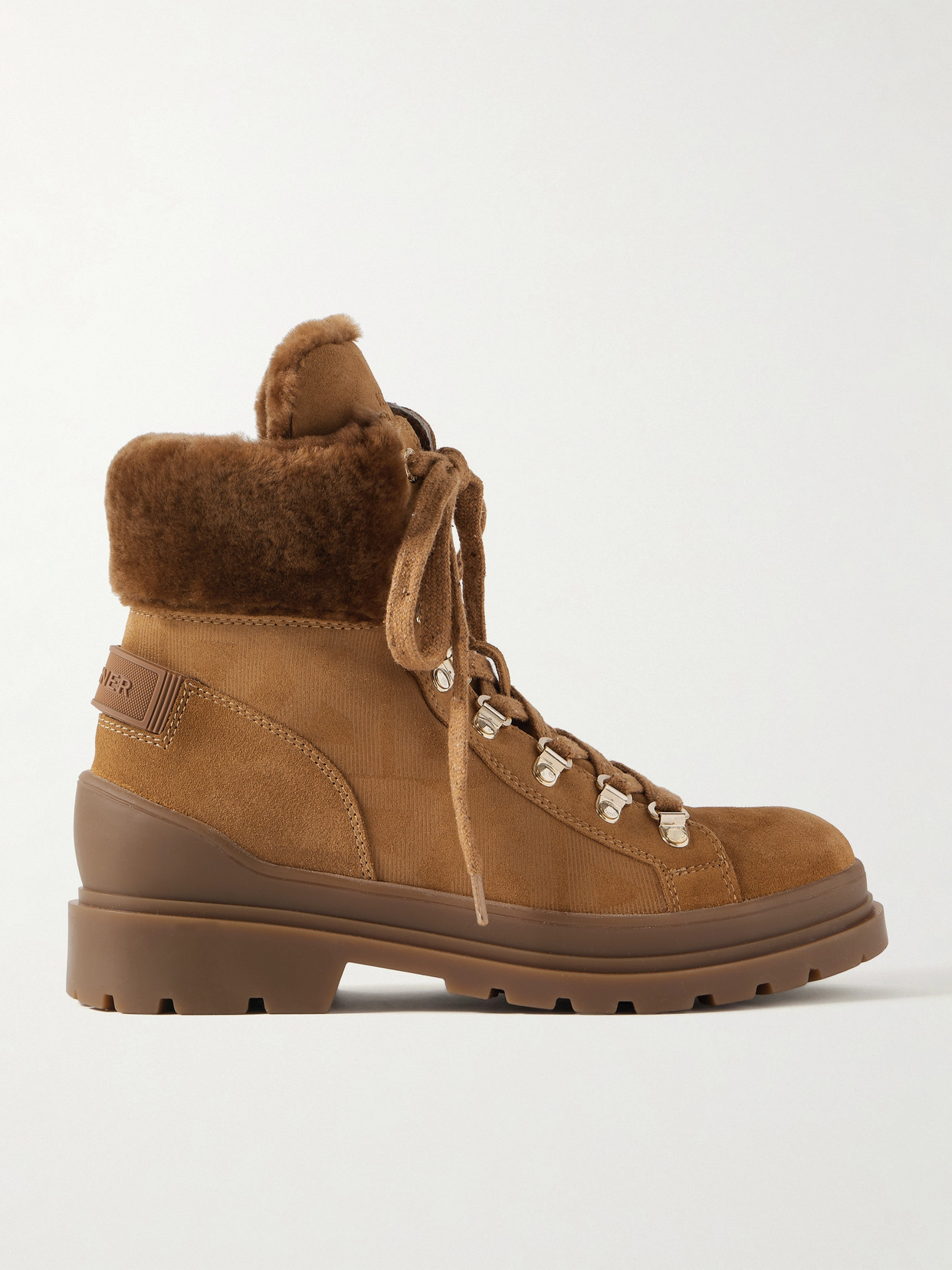 Bogner St. Moritz 18 Shearling-lined Suede Ankle Boots In Brown